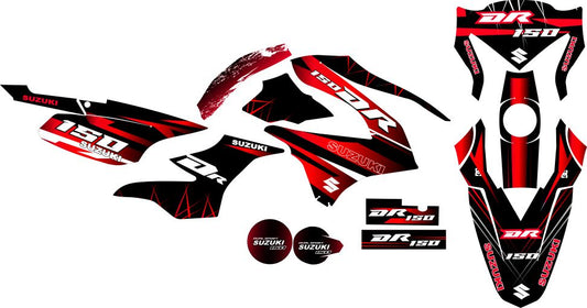 DR 150 PERSONALIZADO COMPLETO ROJO