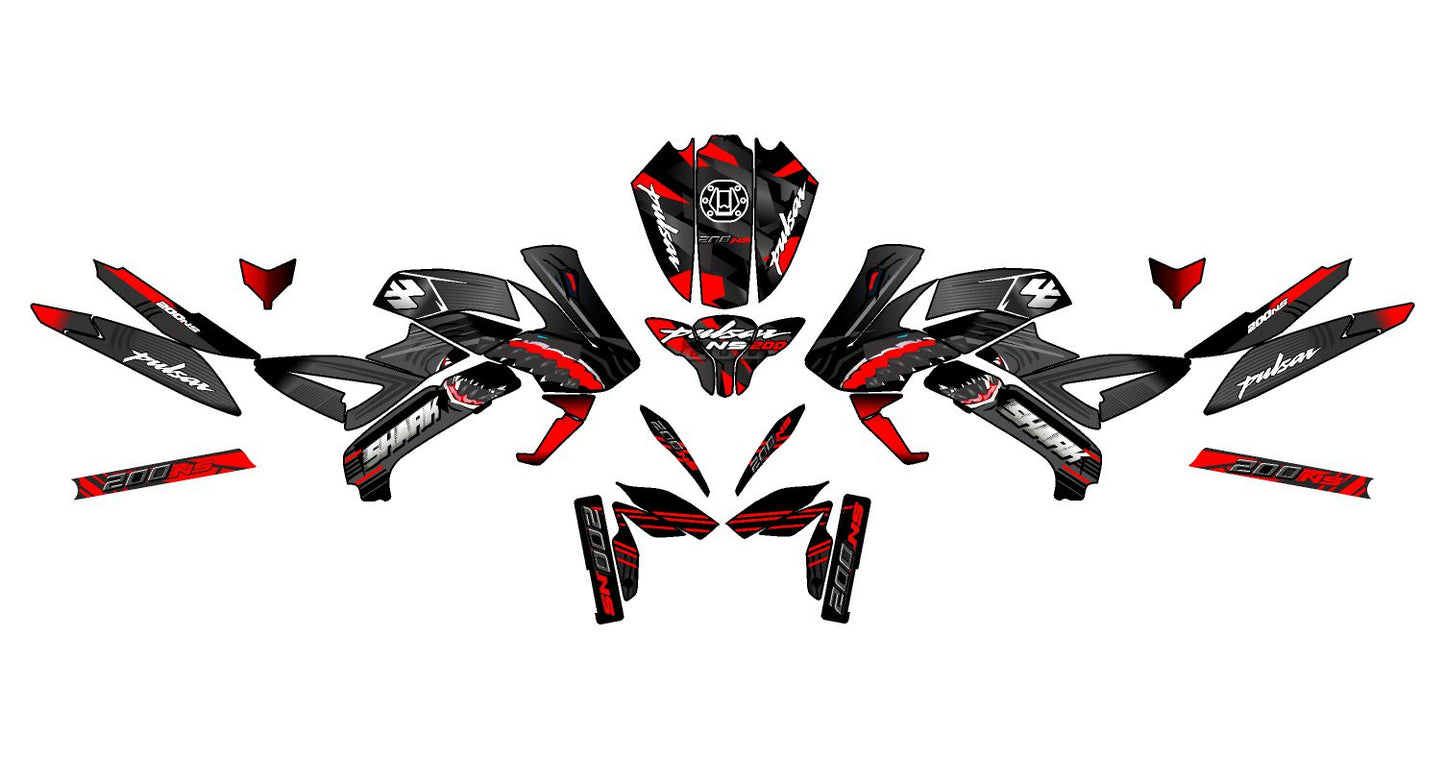 PULSAR NS 200 PERSONALIZADA V8