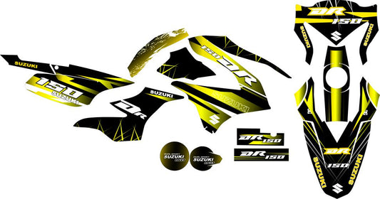 DR 150 PERSONALIZADO COMPLETO AMARILLO