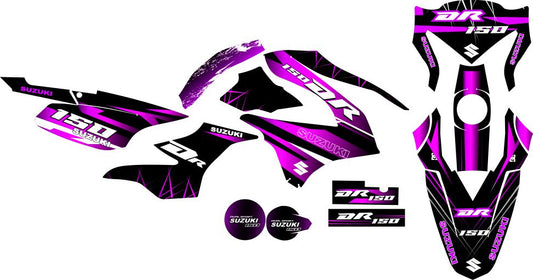 DR 150 PERSONALIZADO COMPLETO FUCSIA