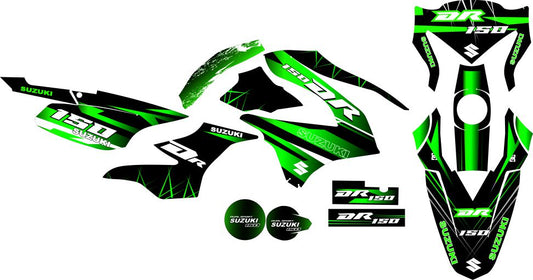 DR 150 PERSONALIZADO COMPLETO VERDE
