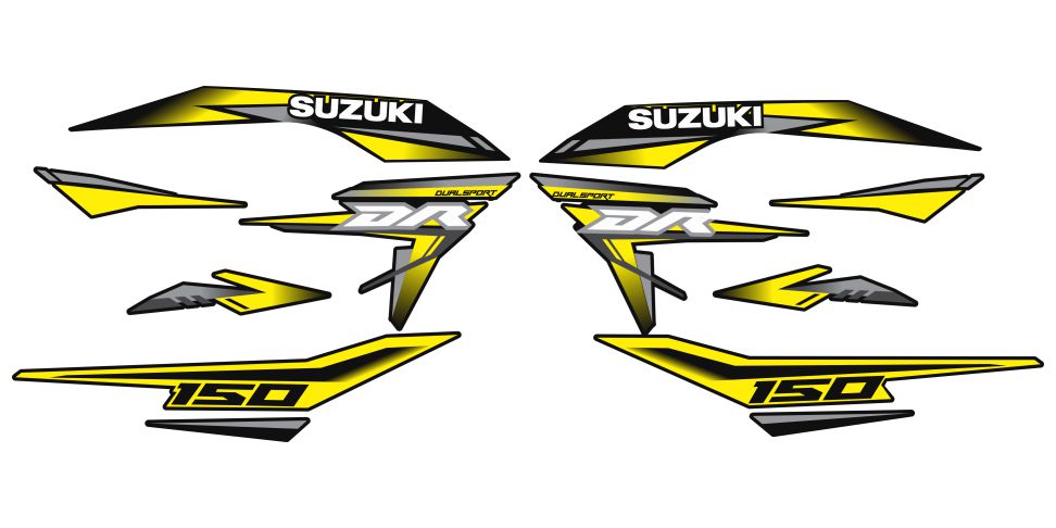 DR 150 PERSONALIZADO AMARILLO