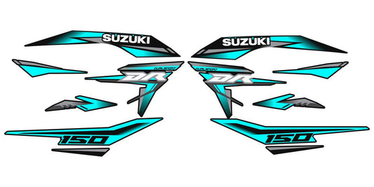 DR 150 PERSONALIZADO AZUL MENTA