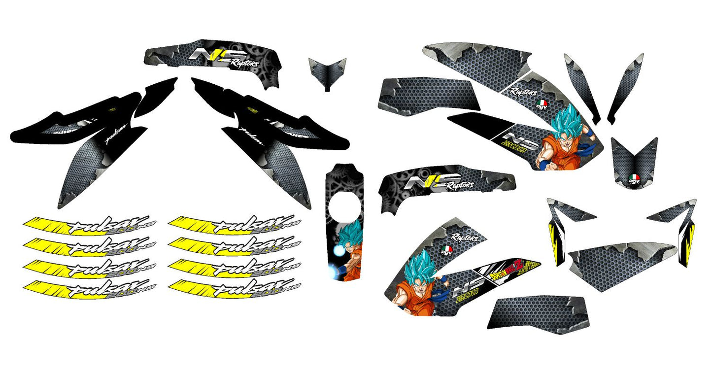 PULSAR NS 200 PERSONALIZADA V12