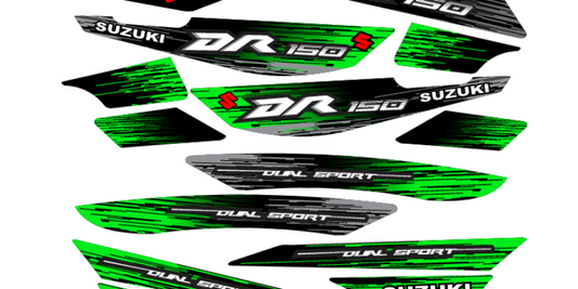 DR 150 RACING VERDE GRIS